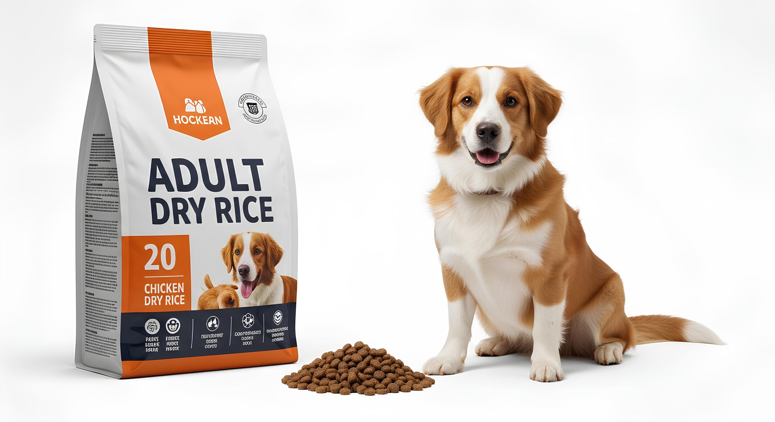 Adult Dry Dog Food, Chicken and Rice