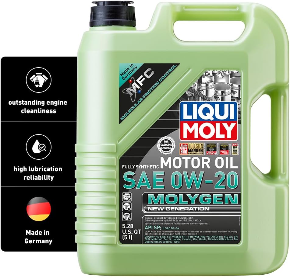 **Best Synthetic Engine Oil for Car: Liqui Moly Molygen New Generation SAE 0W-20 (5L) Review & Benefits**
*Optimized for performance, protection, and fuel efficiency – discover why this fully synthetic engine oil stands out for modern vehicles.*